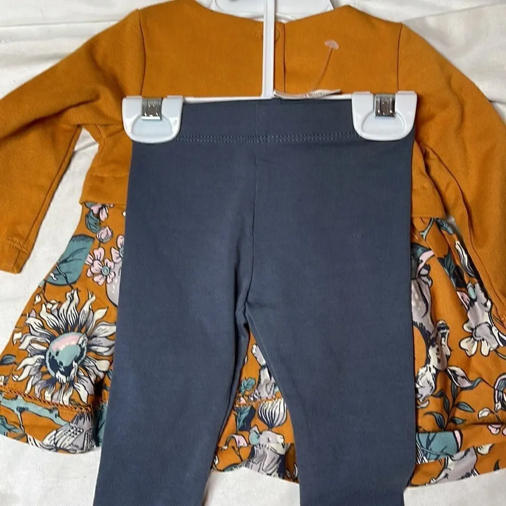 Cynthia Rowley Dress With Pants/Head Band. Size 3-6 Months.